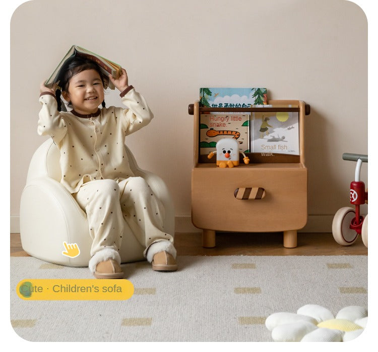 Beech Solid Wood Children's Nightstand.