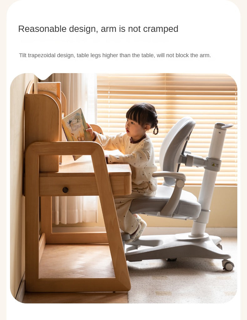 Beech Solid Wood Children's Study Table