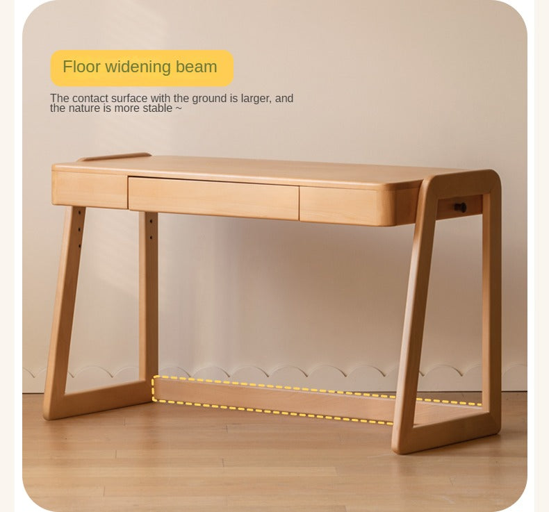 Beech Solid Wood Children's Study Table