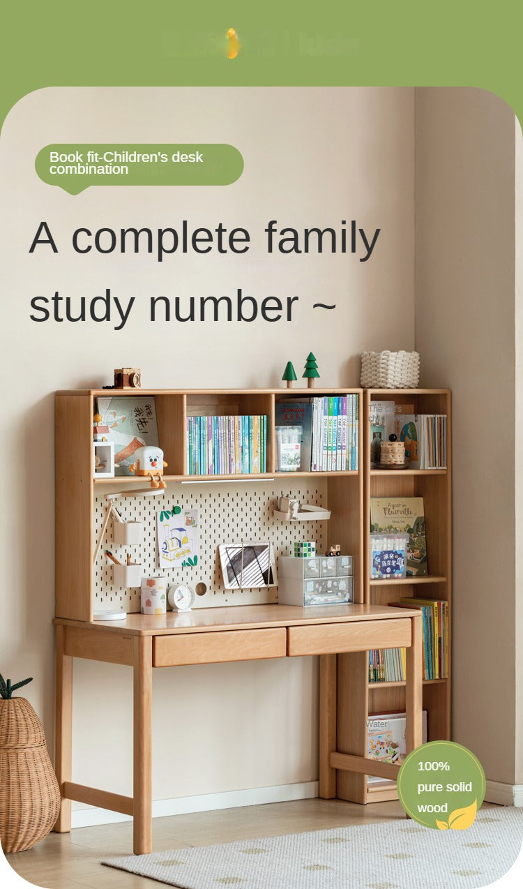 Beech Solid Wood, Solid Rubberwood Children's Desk