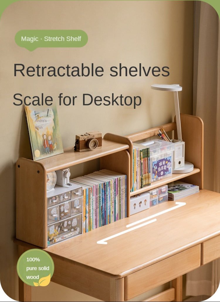 Beech, Oak, Poplar Solid Wood Children's Shelves Multi-function