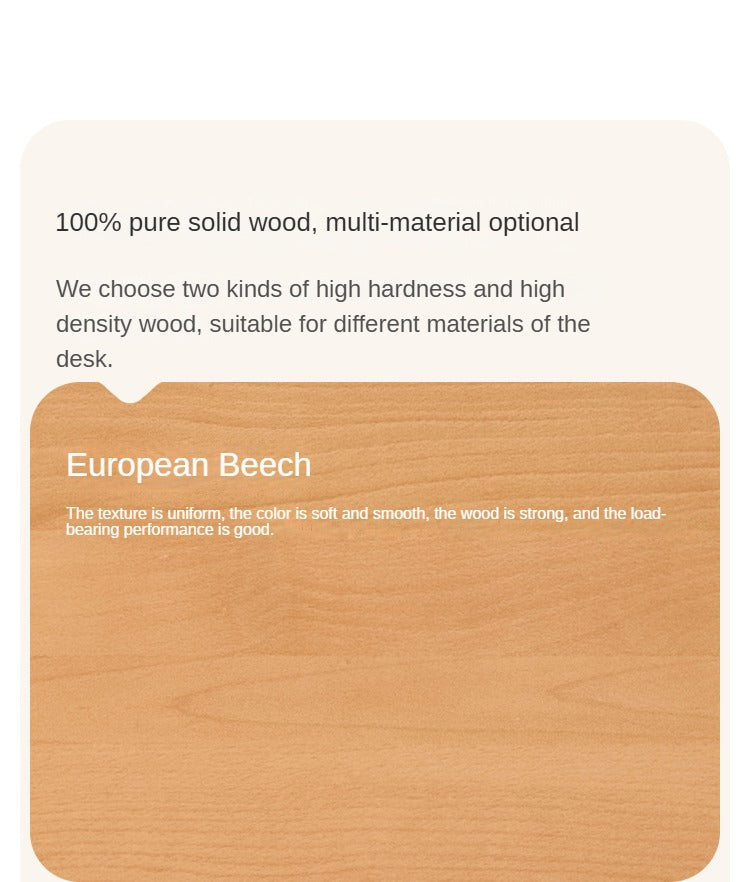 Beech, Oak, Poplar Solid Wood Children's Shelves Multi-function