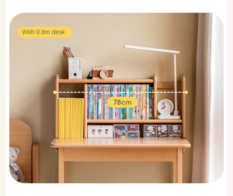 Beech, Oak, Poplar Solid Wood Children's Shelves Multi-function