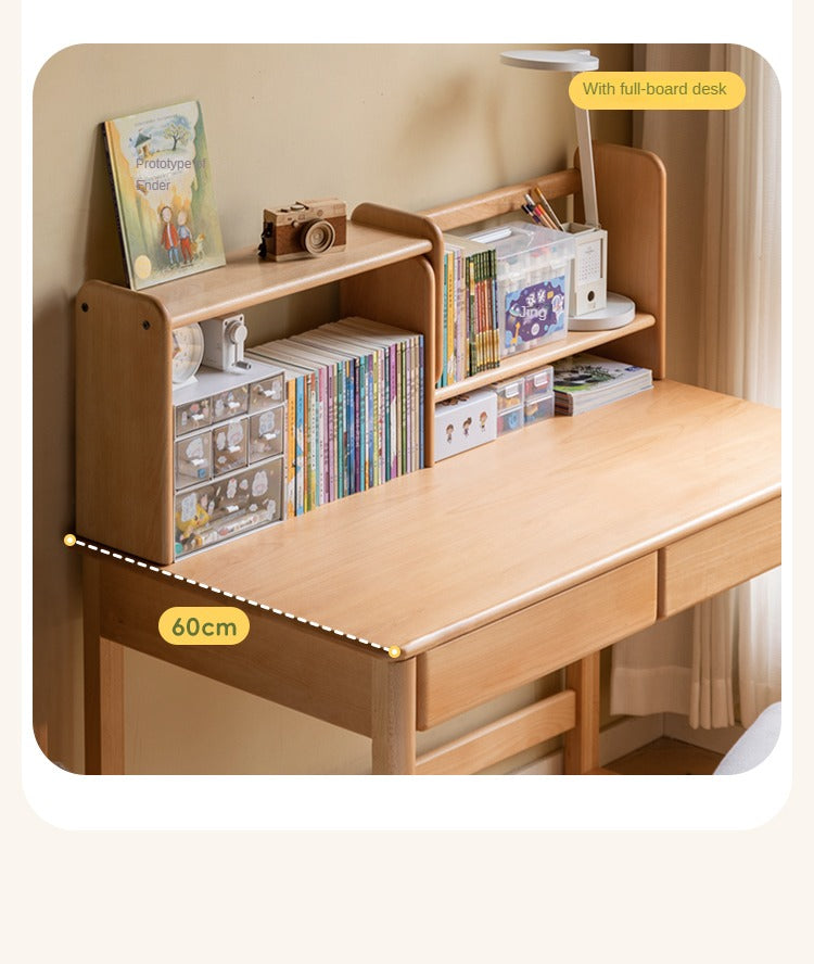 Beech, Oak, Poplar Solid Wood Children's Shelves Multi-function
