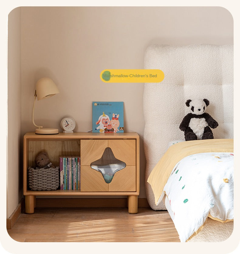 Beech Solid Wood Children's Сombination Bookshelf