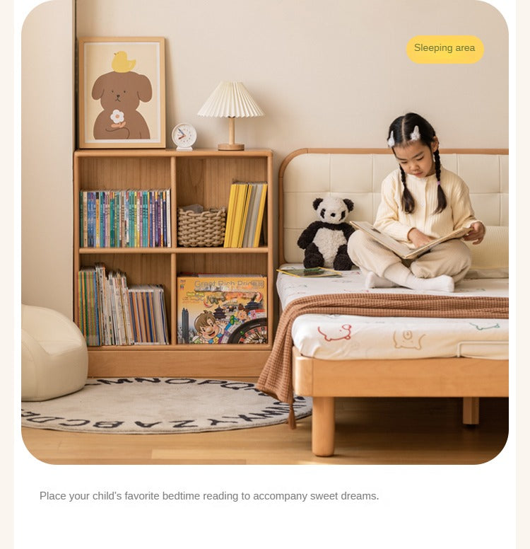 Beech Solid Wood Children's Combination Bookshelf