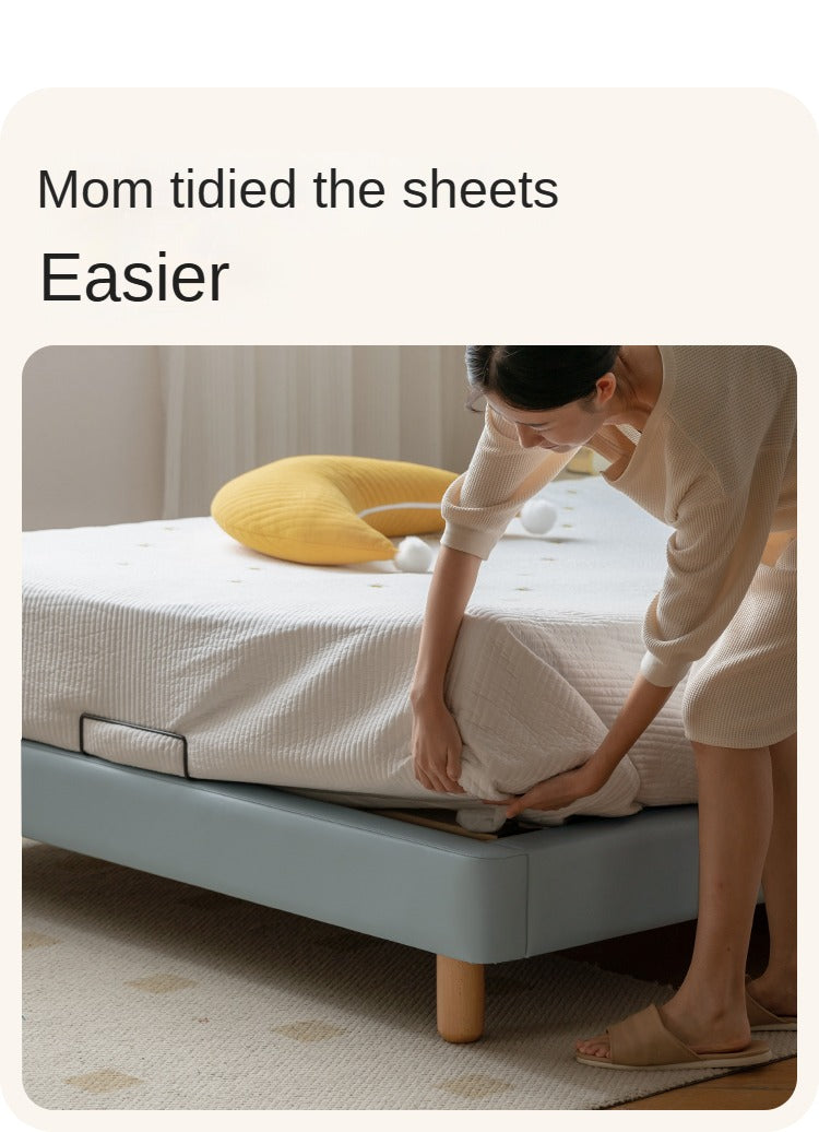 Organic Leather Children's Soft Bed Boys and Girls.