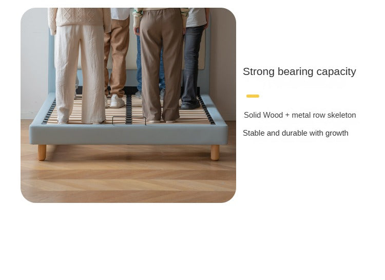 Organic Leather Children's Soft Bed Boys and Girls.