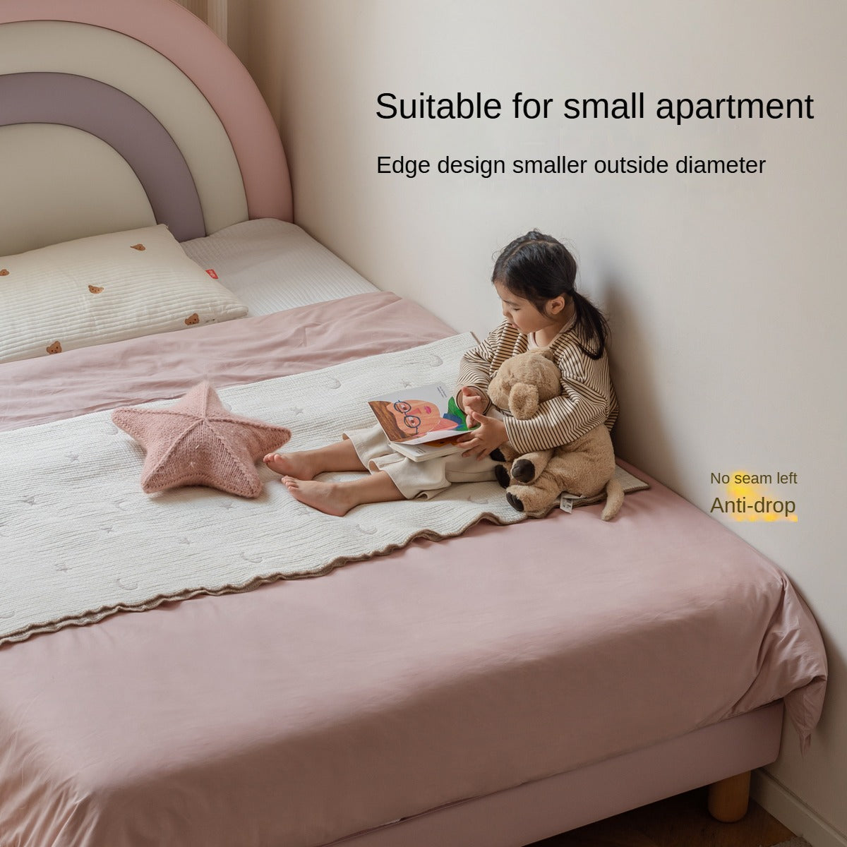 Organic leather Children's Soft Rainbow Bed.