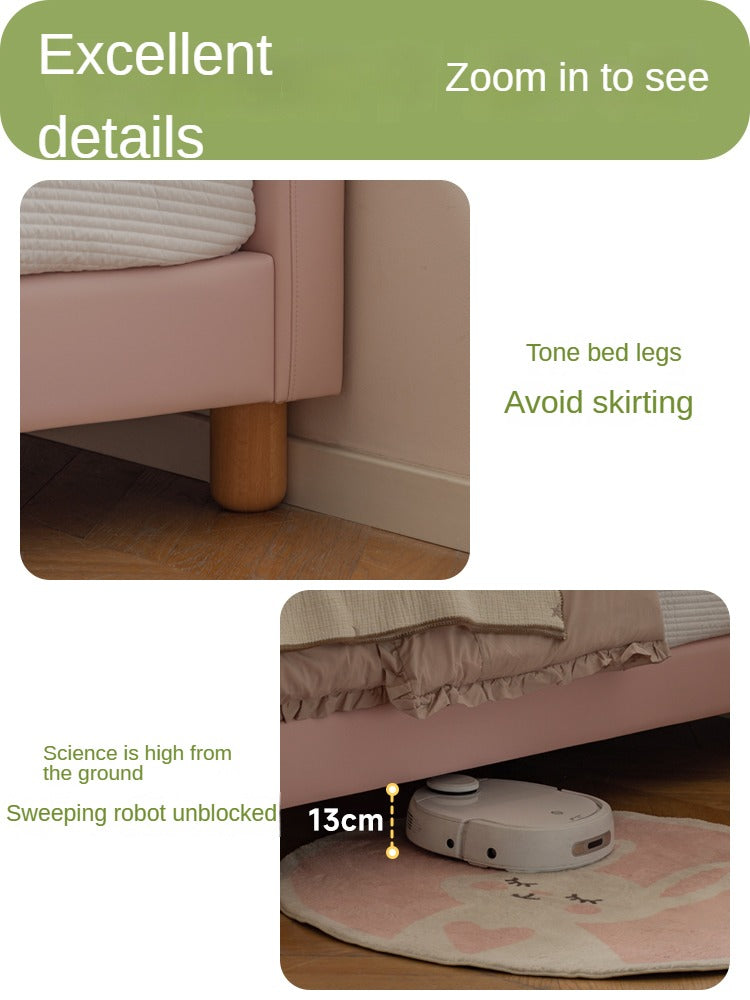 Organic leather Children's Soft Rainbow Bed.