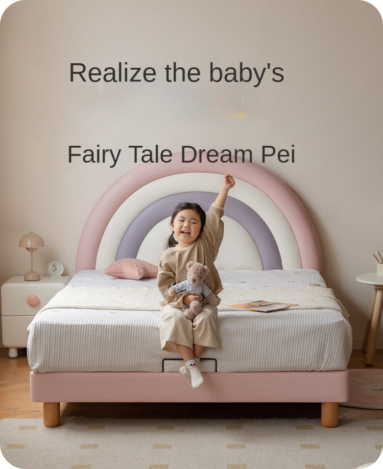 Organic leather Children's Soft Rainbow Bed.