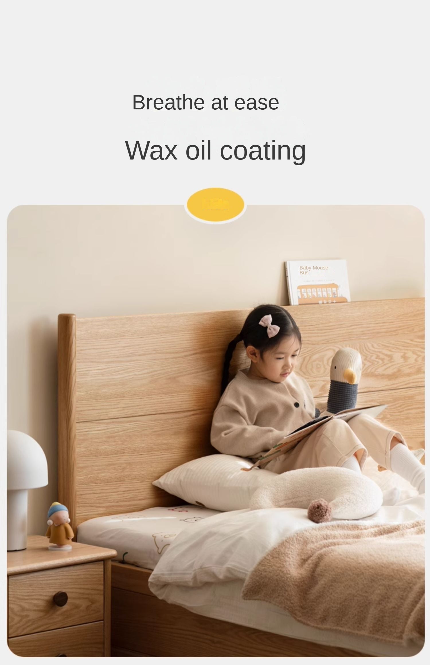 Beech Solid Wood Children's Box Bed