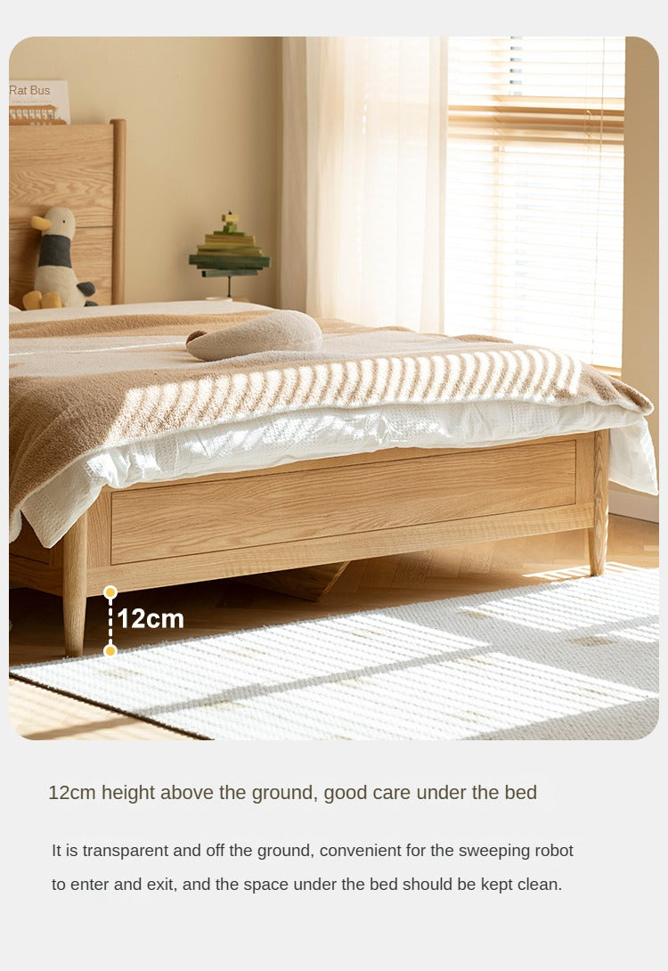 Beech Solid Wood Children's Box Bed