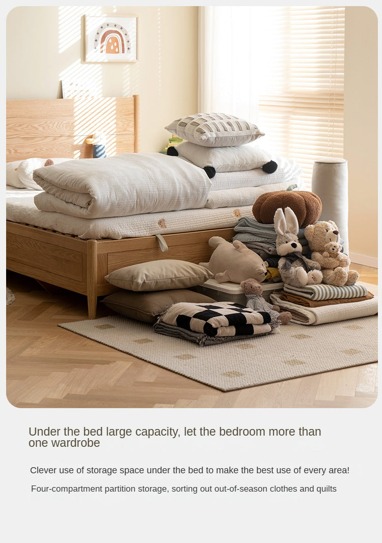 Beech Solid Wood Children's Box Bed