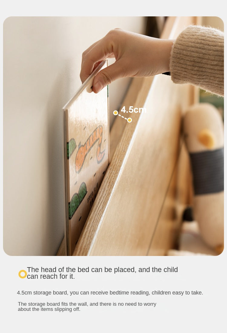 Beech Solid Wood Children's Box Bed