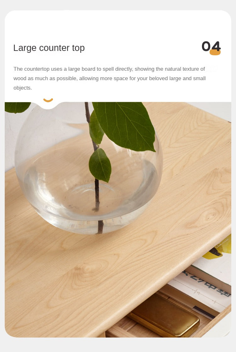 Beech Solid Wood TV Cabinet Forest-Style.