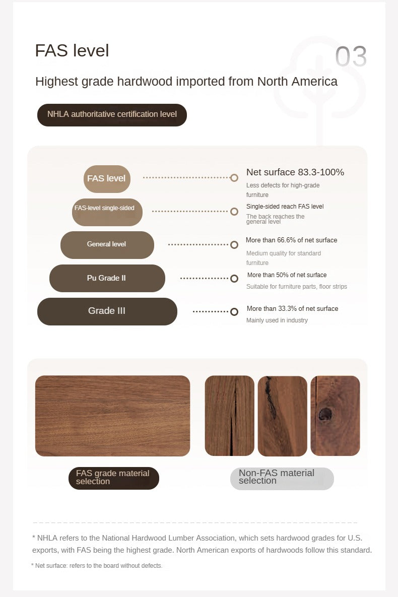 Black Walnut Solid Wood Multifunctional Nightstand.
