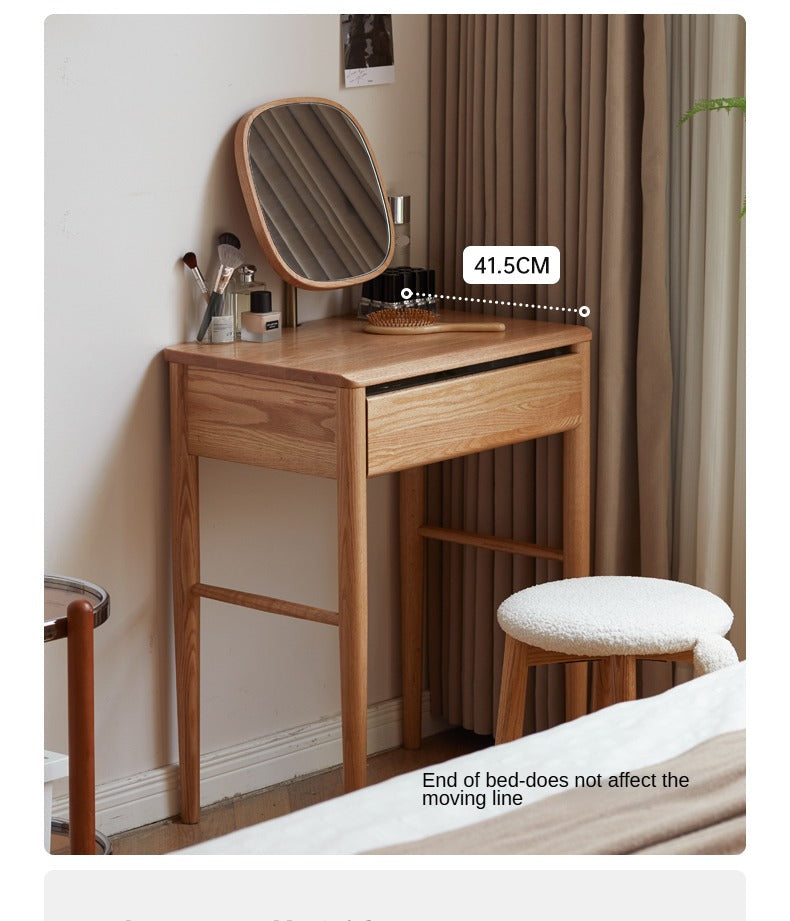 Oak Solid Wood Simple Dressing Table.