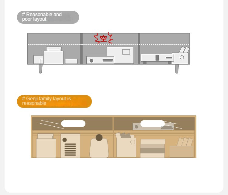 Cherry, Poplar Solid Wood Floor TV Cabinet.