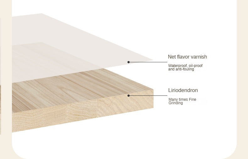 Solid Rubberwood Small White Vanity Table.