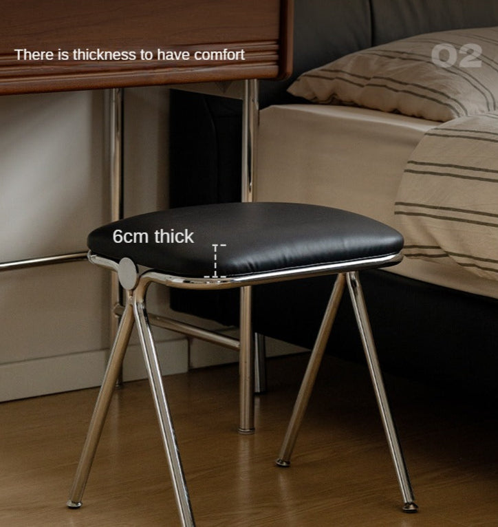 Soft Bag Square Makeup Stool.
