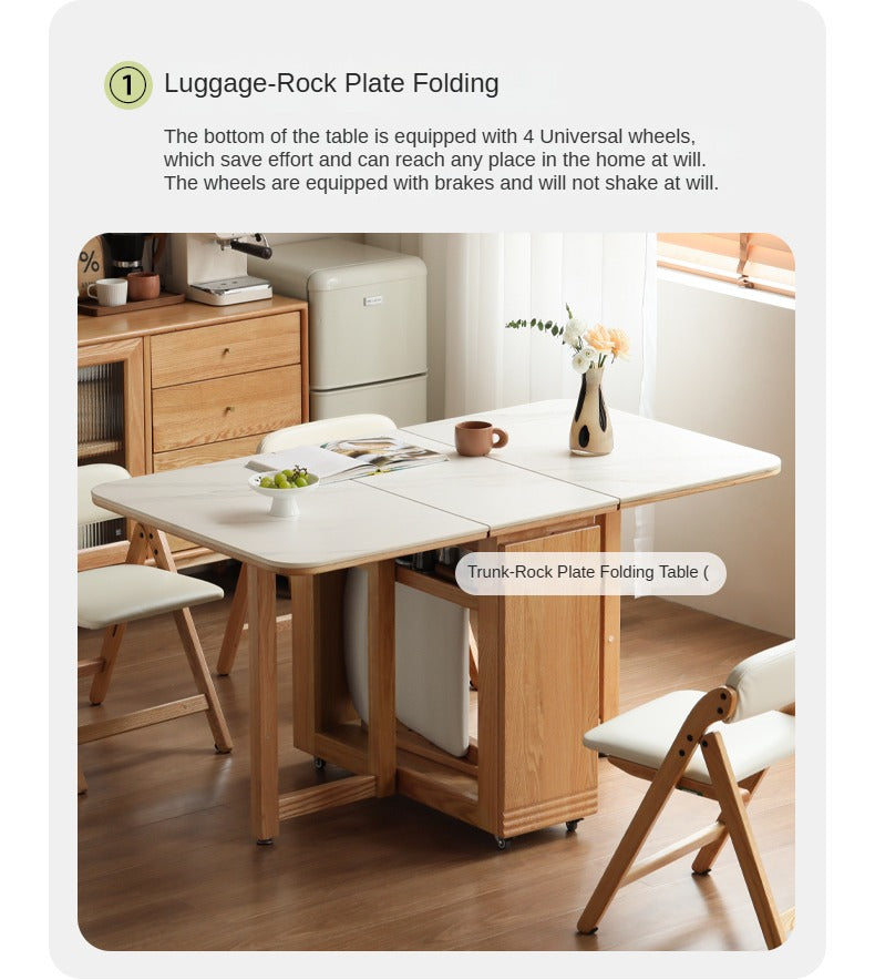 Oak Solid Wood Large Capacity Dining Sideboard