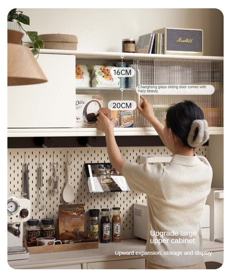 Solid RubberWood French Cream Style Sideboard