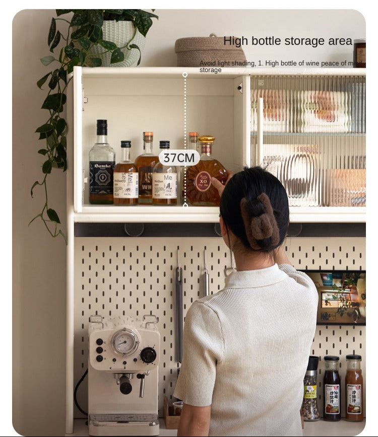 Solid RubberWood French Cream Style Sideboard