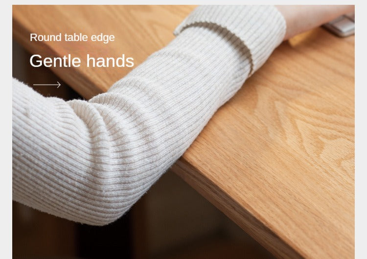 Oak, Ash Solid Wood Electric Lift Desk