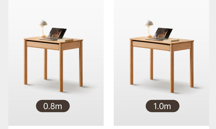 Oak Solid Wood Modern Writing Desk