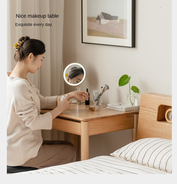 Oak Solid Wood Modern Writing Desk