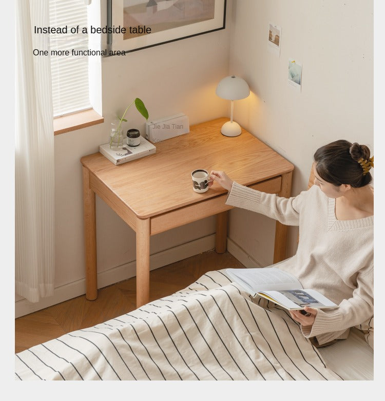 Oak Solid Wood Modern Writing Desk