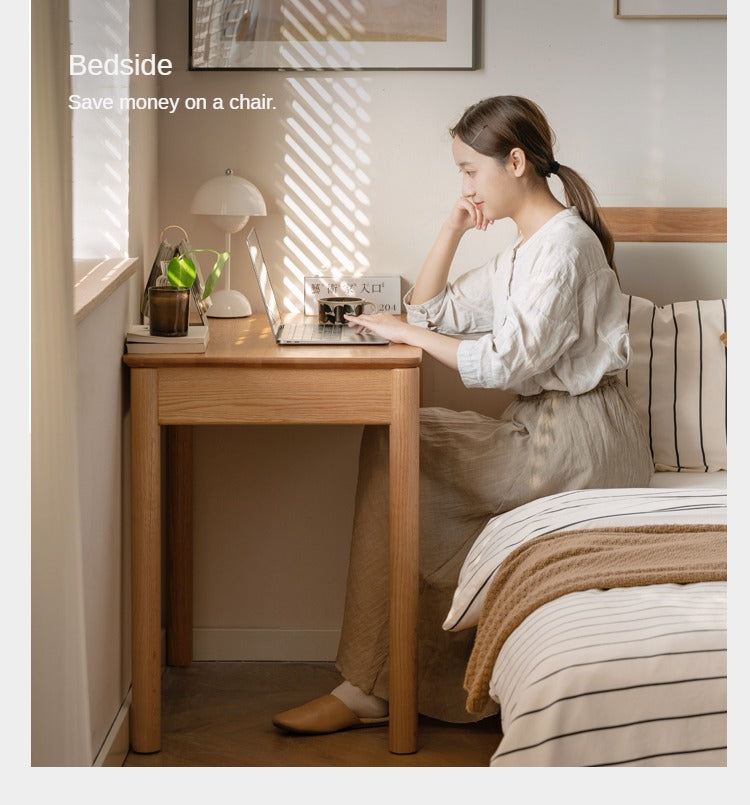 Oak Solid Wood Modern Writing Desk