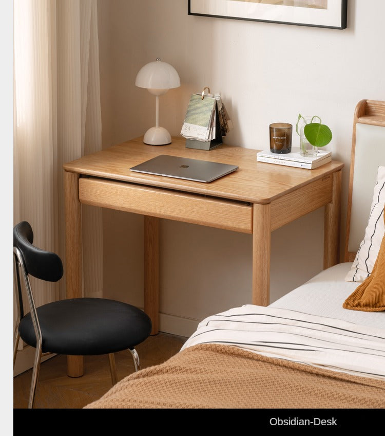 Oak Solid Wood Modern Writing Desk