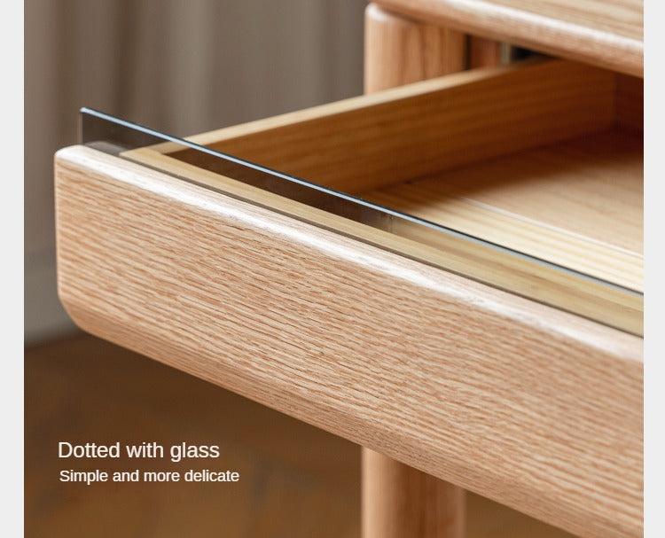 Oak Solid Wood Modern Writing Desk