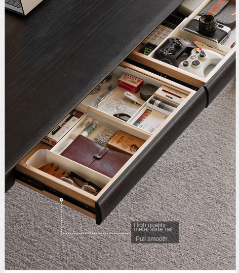 Oak, Ash Solid Wood Large Size Desk