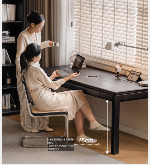 Oak, Ash Solid Wood Large Size Desk