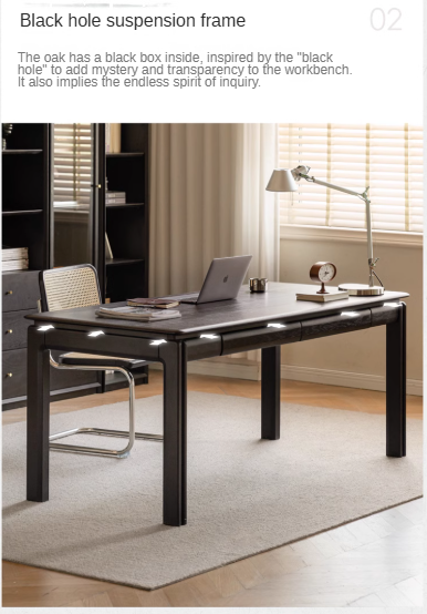 Oak, Ash Solid Wood Large Size Desk