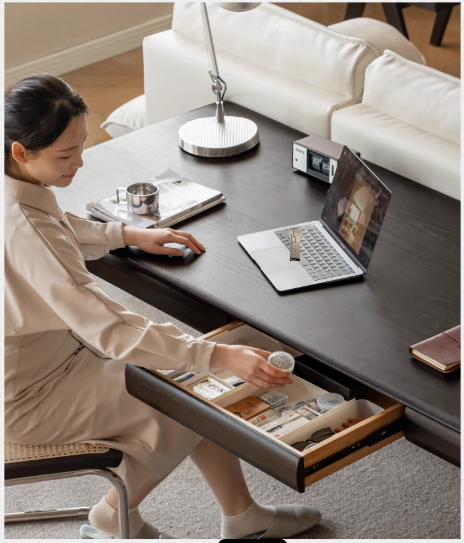Oak, Ash Solid Wood Large Size Desk