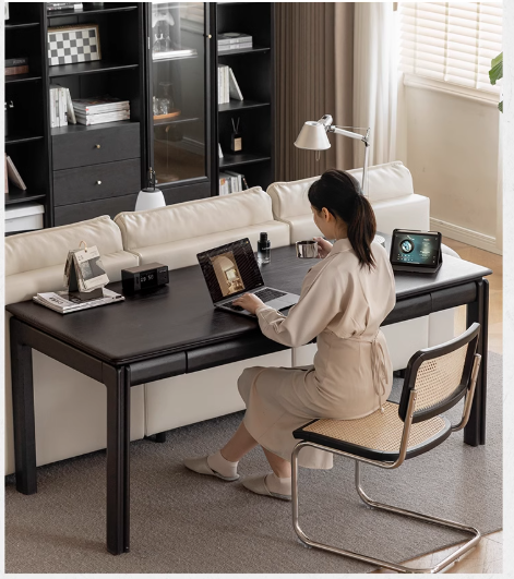 Oak, Ash Solid Wood Large Size Desk