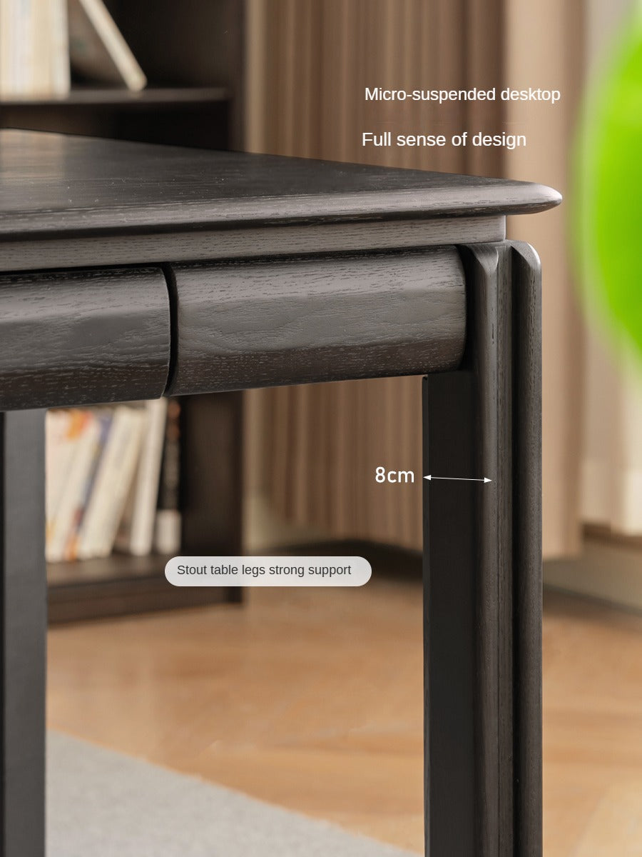 Oak, Ash Solid Wood Large Size Desk