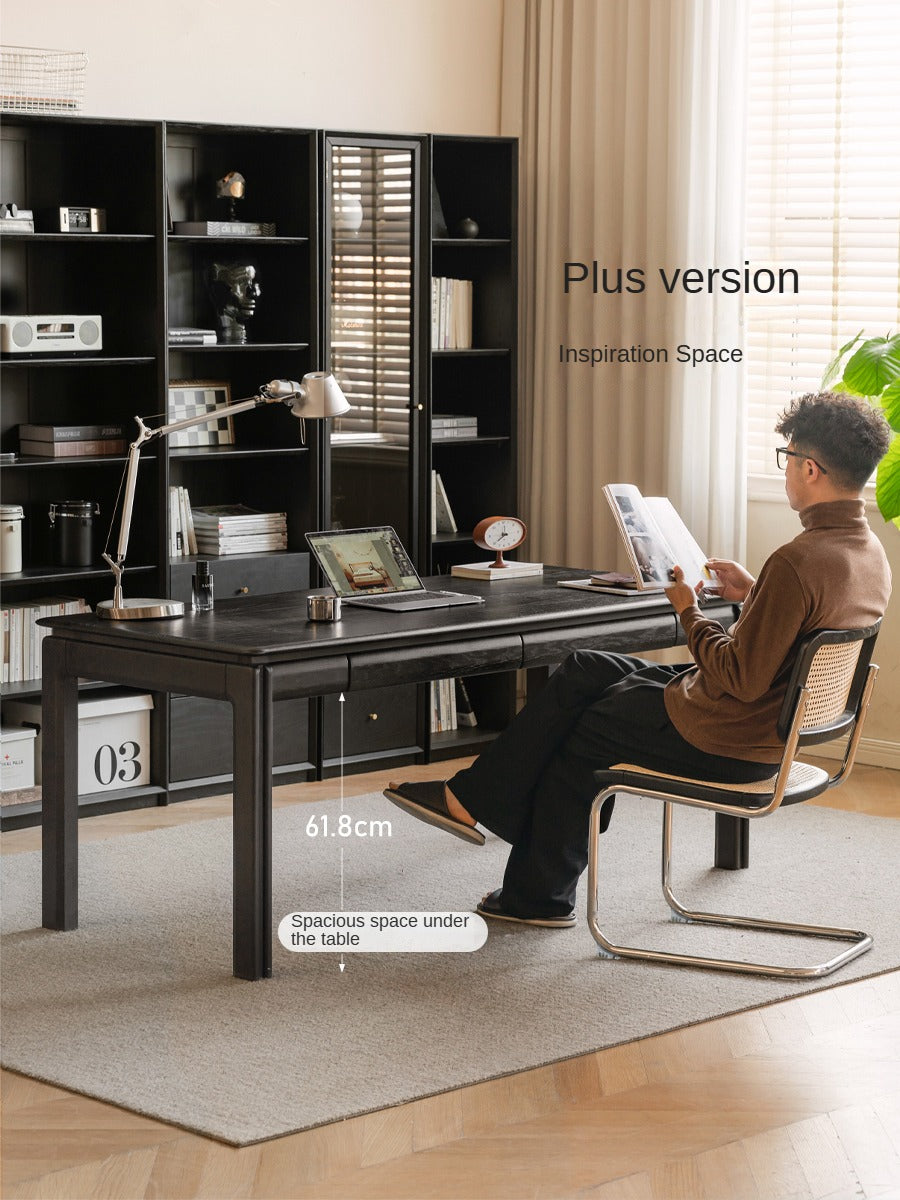 Oak, Ash Solid Wood Large Size Desk