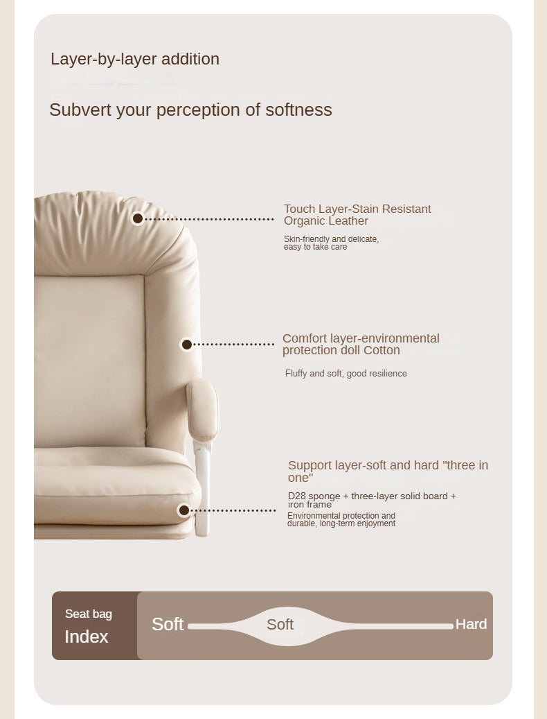 Study Liftable Office Soft Modern Chair.