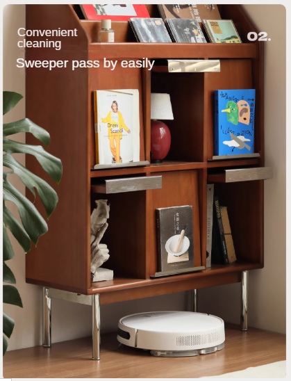 Poplar Solid Wood Household Bookcase.