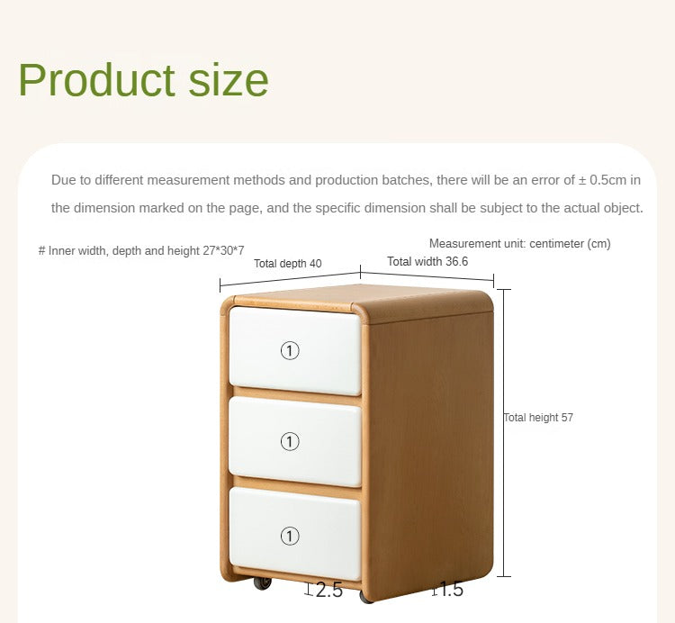 Beech Solid Wood Bookshelf Integrated Children's Desk.