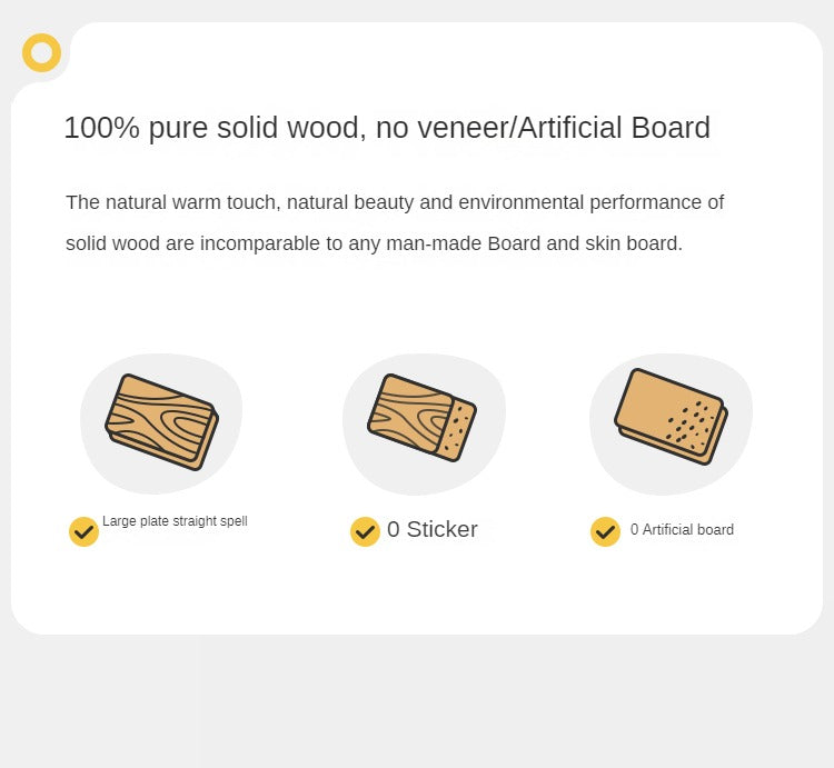 Rubber Solid Wood Children's Wardrobe.