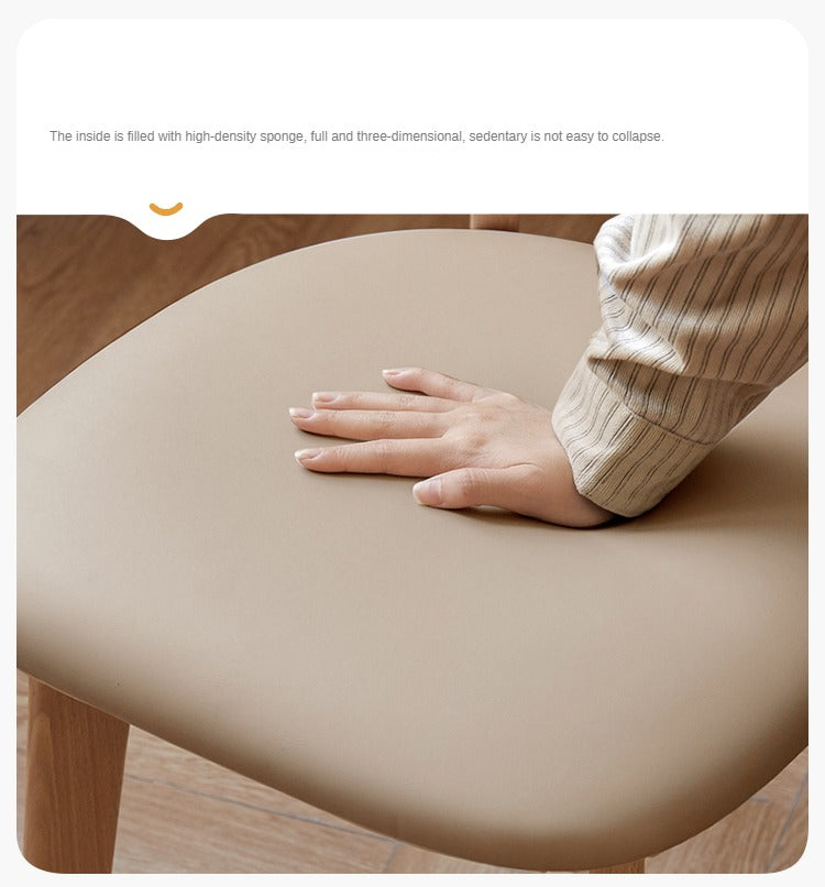 Beech Solid Wood Dining Soft Padded Butterfly Chair 4pcs