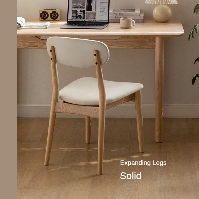 Ash Solid Wood Modern Simple Dining Chairs 4 pcs