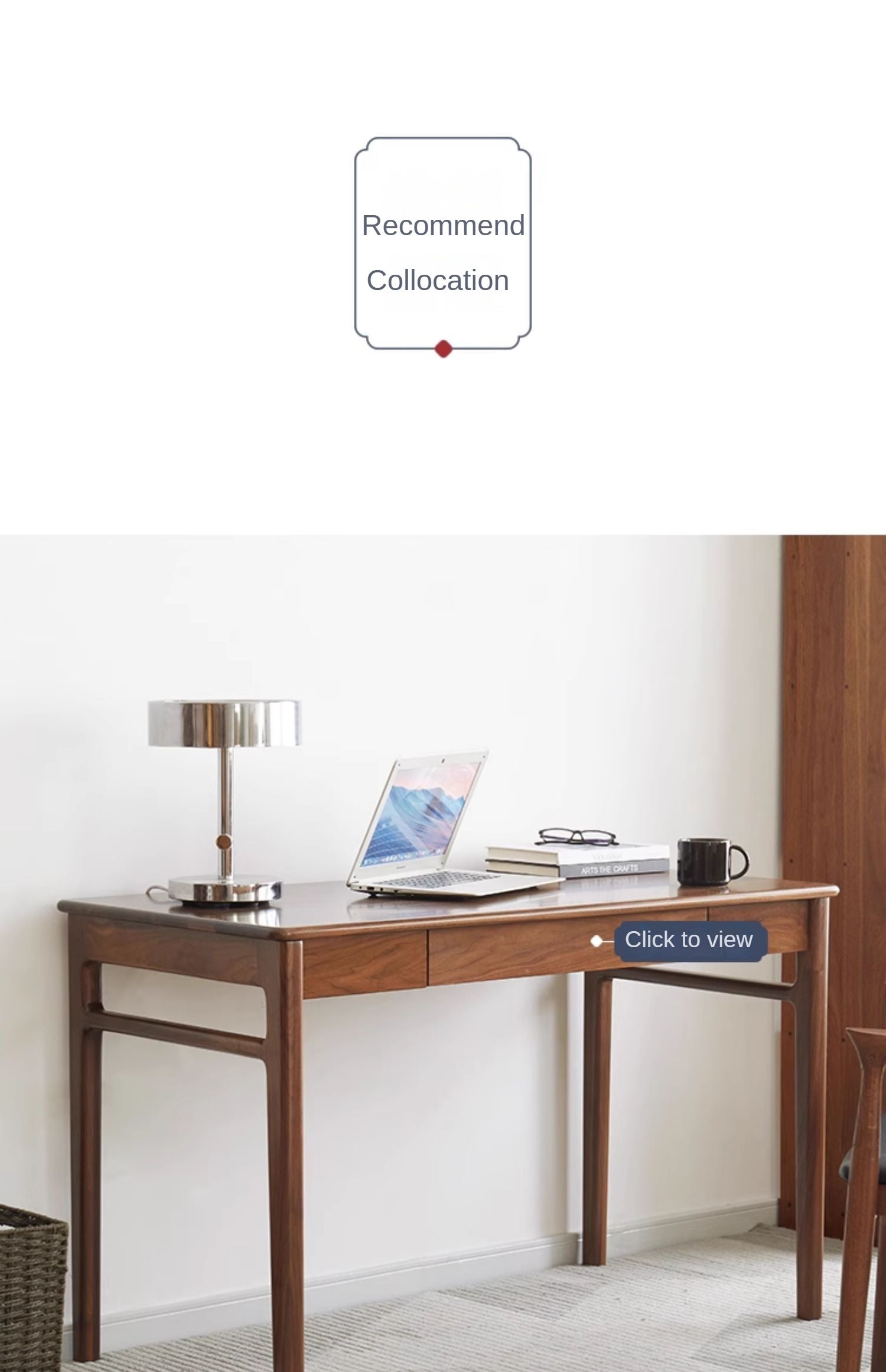 Ash Solid Wood Makeup Chair Dining Chair