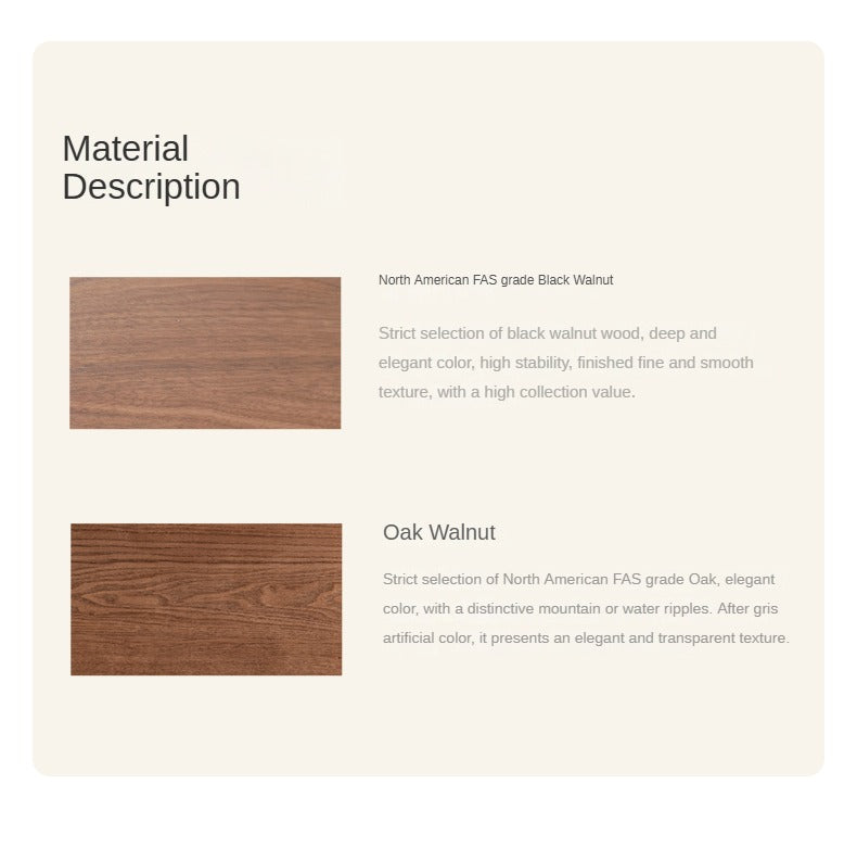 Black Walnut, Oak solid wood Bed New Chinese Style.